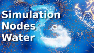 Water using Simulation Nodes in Blender - Detailed Tutorial