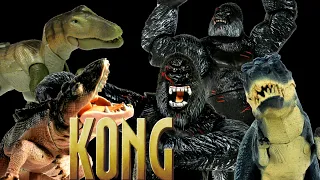 KING KONG 2005 y su línea de juguetes por PLAYMATES: KONG THE EINGTH WONDER  OF THE  WORLD