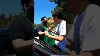 I tipped a Starbucks employee a car 🚗