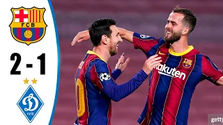 Barcelona vs Dinamo Kiev 2-1 All Goals & Highlights 02/11/2020 HD