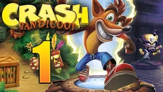 Crash Bandicoot (N-Sane Trilogy) playthrough pt1 - Intro & 1st Stage