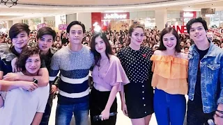 Bloody Crayons cast at Vista Mall Taguig! Elmo, Janella, Diego, Sofia, Jane, Yves at Ronnie!