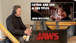 John Williams: Father and Son & End Titles | Jaws (piano cover with film)