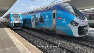 Beziers by train to Clermont Ferrand