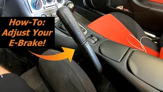 How to *Properly* Adjust the Handbrake in your NA/NB Miata! [1990-2005]