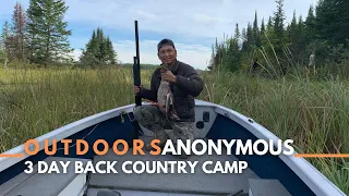Manitoba Backcountry Camping 3 Day/2 Night | Duck Hunt, Catch Clean and Cook!
