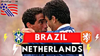 Brazil vs Netherlands 3-2 All Goals & Highlights ( 1994 World Cup )