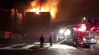 SUMMIT NEW JERSEY 5 ALARM WORKING FIRE 12/31/17 HEAVY FIRE CONDITION IN AN APARTMENT BUILDING