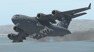 C17 Crash Into Ocean