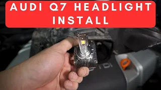 Audi Q7 LED Headlight Install