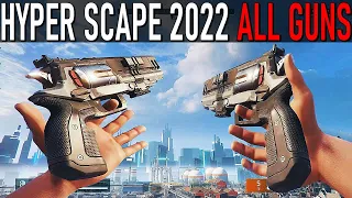 Hyper Scape 2022 - All Weapons / All Hacks / Fuse Animations