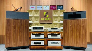 Test Pre Accuphase C-2120 / Power Accuphase A-48 / Loa Klipsch Horn AK6 / Đầu Accuphase DP-550