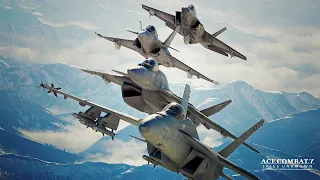 Ace Combat 7 Skies Unknown. PS5 Gameplay. 4K. Full Playthrough. No Commentary