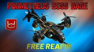 War Commander Prometheus Boss base Free Repair .