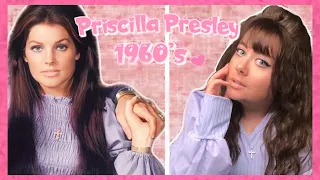 PRISCILLA PRESLEY MAKEUP TUTORIAL *NATURAL 60'S MAKEUP* / PRISCILLA PRESLEY HAIR TUTORIAL