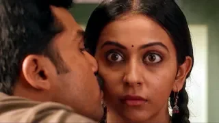 Theeran Love Scene Karthi & Rakul Preet Singh | South Indian Hindi Dubbed Best Love Scene