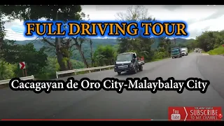 Cagayan de Oro City to Malaybalay City | Full Driving Tour | Hyperlapse