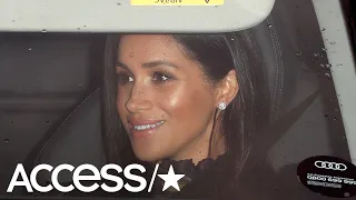 Prince Harry & Meghan Markle Arrive For The Queen's Annual Christmas Lunch | Access