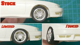 How to Lower and Stance Scale Model Cars