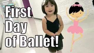 Julianna's First Day of Ballet! - September 17, 2015 -  ItsJudysLife Vlogs