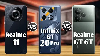 Realme GT 6T Vs Infinix GT 20 Pro Vs Realme 11 || Which one is best || Full compression MrSBA Tech