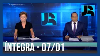 Assista à integra do Jornal da Record | 07/01/2022