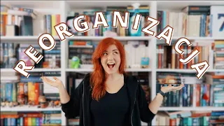 REORGANIZACJA BIBLIOTECZKI | MINI BOOKSHELF TOUR | PANNA SASNA 🍁