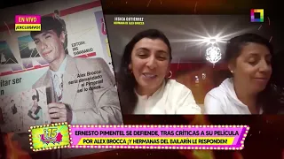 Amor y Fuego - MAY 06 - ERNESTO SE DEFIENDE, TRAS CRÍTICAS Y HERMANAS DEL BAILARÍN LE RESPONDEN