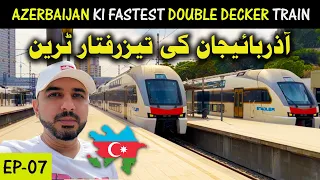 Azerbaijan Baku to Sumqayit Fastest Train | Azerbaijan Budget Travel | Wizz Air abu dhabi to baku