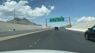 Driving to North Las Vegas from IKEA, through 215, Summerlin Pkwy, and US 95￼ in Nevada