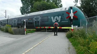 Nordby Planovergang 2 - 1.8.2020 / Nordby Railroad crossing 2