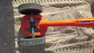 Metal detector on a RC Car, Scuba Tector