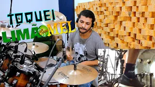 Toquei Limão com Mel na BATERIA ! Por que Não vê Drum Cover .