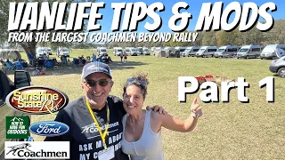 VAN LIFE TIPS & MODS from 2022 Coachmen Beyond Ocala Rally - Part 1