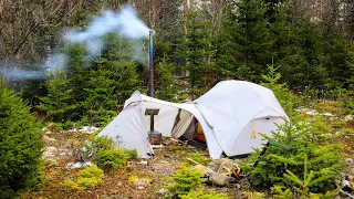 Hot Tent Winter Camping