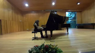 Betty Cortiñas plays Bach Invention 2 in C minor, BWV 773
