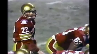 1983 Liberty Bowl #13 Boston College vs Notre Dame No Huddle