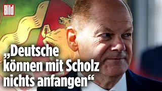 Klatschen-Kanzler Scholz: SPD kassiert historische Pleite | NRW-Wahl