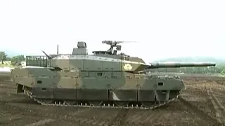 Japan New Type10 MBT Demonstration -  New 44ton Prototype Main Battle Tank Exhibition - 9 July 2010