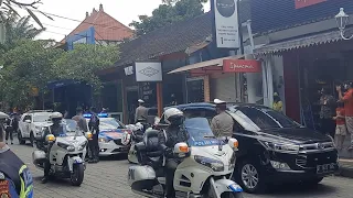 DI KAWAL KETAT !!! KUNJUNGAN PRESIDEN RI JOKO WIDODO KE UBUD - BALI