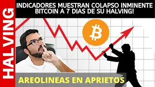 INDICADORES MUESTRAN COLAPSO INMINENTE - BITCOIN A 7 DIAS DE SU HALVING! DANIEL MUVDI