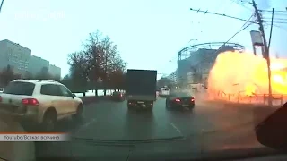 Появилось видео взрыва на станции метро "Коломенская" в Москве