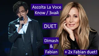 Знай / Ascolta la Voce - Димаш и Лара Фабиан "виртуальный дуэт" [Dimash Kudaibergen & Lara Fabian]