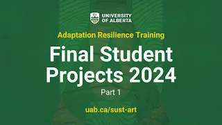 Adaptation Resilience Training 2024 Final Presentations Part 1