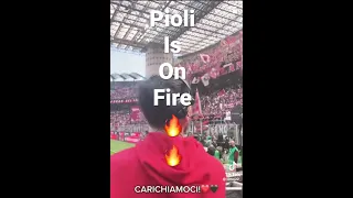 Pioli is on fire - Milan is on fire ❤️🖤 Forza per sempre Milan