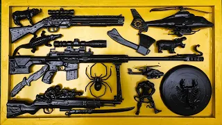 Membersihkan Nerf Sniper Rifle, Assault rifle, Shotgun AK47, Avengers, Mobil Mainan, Nerf gun EP 77