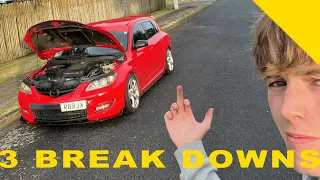 MAZDASPEED 3 MPS won't stop BREAKING DOWN