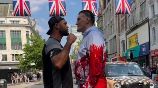 FRAZER CLARKE v MARIUSZ WACH , First Face-off in London Street 💥🥊