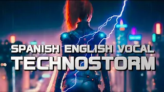#TECHNO #EDM Spanish English Vocal Upbeat Intense Rave Frantic Cyberpunk 'TECHNOSTORM'