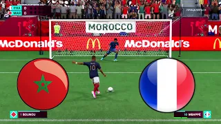 FIFA 23 - France vs Morocco- FIFA World Cup Qatar SEMI-FINAL | Penalty Shootout Gameplay